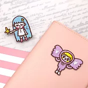 JzFun 森森子/刺繡裝飾貼兩入組