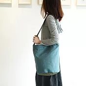 蘑菇帆布肩背包 / 阿福 / 山綠