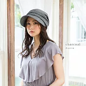 QUEENHEAD  日本抗UV全棉素材小顏防曬帽灰色