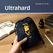 Ultrahard 藏書票束口袋- 愛麗絲(藍)
