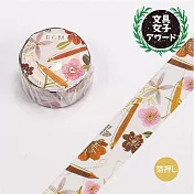 【BGM】和紙膠帶 女子文具金箔系列 ‧ 鉛筆