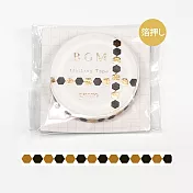 【BGM】和紙膠帶 細版金箔Life系列 ‧ 茶色龜甲