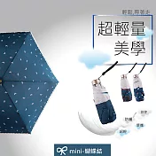 【德國boy】五折迷你隨身傘（蝴蝶結）蝴蝶藍