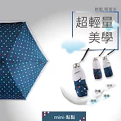 【德國boy】五折迷你隨身傘（點點）點點藍