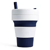 Stojo® 摺疊吸攜杯 16oz -深海藍