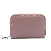 真皮風琴式12卡位卡包藕紫