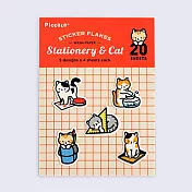 貓就是這樣用文具 和紙貼紙包-第一彈