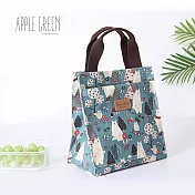 Apple Green 立體防水餐袋/購物袋-小熊聚會