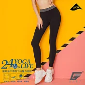 GIAT 高彈親膚無縫韻律魔力褲F純黑