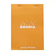 【Rhodia】N°16 上掀式筆記本_5x5點格內頁80張_ 橘色