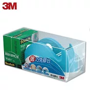 3M買2捲19mm隱形膠帶送巧兔造型膠帶 藍色
