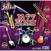 【日本正版授權】全套5款 爵士樂器模型 P2 扭蛋/轉蛋 第2彈 樂器模型 706540