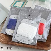 日本DARUMA THREAD/職人染技Kogin設計粗感堅固綿線[純白]