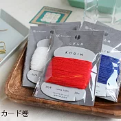 日本DARUMA THREAD/職人染技Kogin設計粗感堅固綿線[赤色]