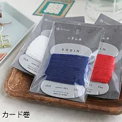 日本DARUMA THREAD/職人染技Kogin設計粗感堅固綿線[瑠璃]