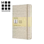 MOLESKINE BLEND織布系列限量筆記本 -L型橫線卡其
