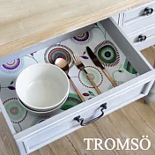 TROMSO北歐防滑餐櫥抽屜墊-繽紛花園繽紛花園綠