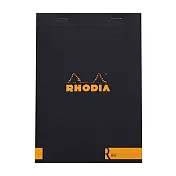 【Rhodia】N°16 A5 上掀式筆記本 象牙色橫線內頁 70張 黑色