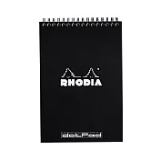 【Rhodia】Classic A5 上掀線圈筆記本 點格內頁 黑色