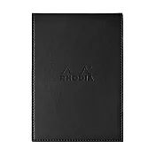 【Rhodia】ePURE 黑色帶筆插封套 + N°12拍紙簿5x5方格內頁