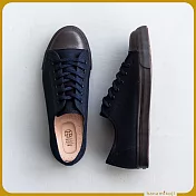 【花見小路】先生日/海松藍男子帆布鞋/JP26.5/海松藍色