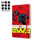 MOLESKINE 神力女超人限定版筆記本(L型) -紅
