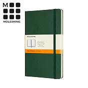 MOLESKINE 經典硬殼筆記本 (L型) -橫線綠