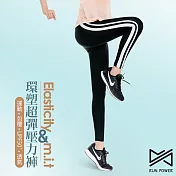 Run Power 萊克超彈力休閒運動褲5818黑色-S