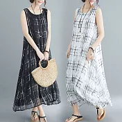 【MsMore】尼羅河輕奢華典雅曲線飄柔背心洋裝#j103793M白