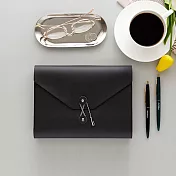 Funnymade 大人收納信箋皮革A5書套V2-墨黑