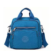 KISSDIAMOND】多隔層防潑水雙肩背包海藍