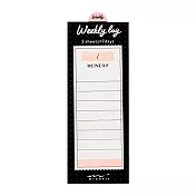 MIDORI 便條貼(子彈筆記用)-週間彩色