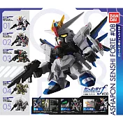 【日本正版授權】小全套4款 扭蛋戰士 FORTE 08 扭蛋/轉蛋 鋼彈 轉蛋戰士 326052 -B組