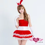 【天使霓裳】兔女郎 惹愛甜心 動物派對表演角色扮演服 紅F