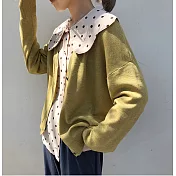 【那木】薄款排釦針織空調開衫外套(4色)    FREE淺麻黃