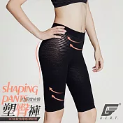 GIAT360D波紋曲線塑臀褲F黑色