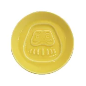 【KAKUNI】風水達摩浮出醬料碟 ‧ 黃(錢財運)