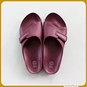 【花見小路】厚履日/日光拖鞋/US4/蒲萄紫色