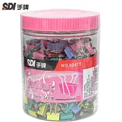 SDI彩色長尾夾15MM-1筒288入
