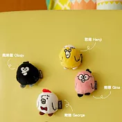 奧樂雞與雞友們磁鐵別針-憨雞(Hanji)