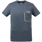 【The North Face】男 FLASHDRY短袖T恤S灰色
