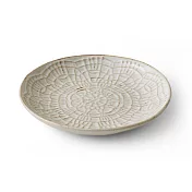 【西海陶器】essence Doily白化粧蕾絲燒紋皿 ‧大