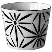 【AWASAKA】日本和紋黑白千代豬口杯 ‧麻之葉