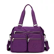 【KISSDIAMOND】防潑水超大容量手提媽媽包-6615(手提/肩背/斜背/大容量/6色可選)絢麗紫