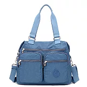 【KISSDIAMOND】防潑水超大容量手提媽媽包-6615(手提/肩背/斜背/大容量/6色可選)烟灰色