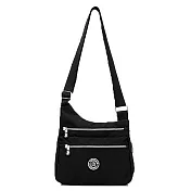 【KISSDIAMOND】防潑水時尚潮流萬用包-1308(手提/肩背/斜背/大容量/6色可選)黑色