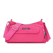 【KISSDIAMOND】防潑水時尚輕巧逛街包-2021(手提/肩背/斜背/大容量/6色可選)玫紅色