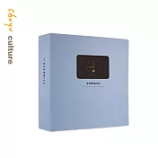 珠友6K3孔相本/相簿/相冊米自黏/12張-皮紋04藍