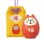 【DECOLE】Concombre_御守_達摩福貓守