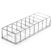 透明多格美妝粉餅口紅收納盒